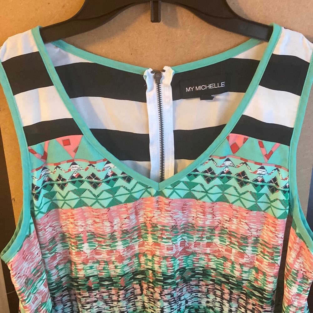 NWOT My Michelle Girls sleeveless top M